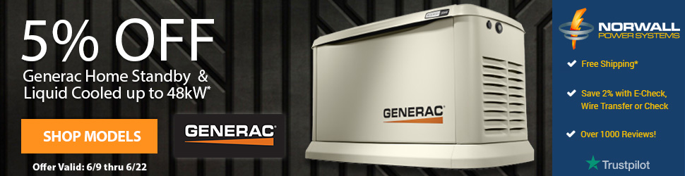 Generac Standby Generator Sale at Norwall