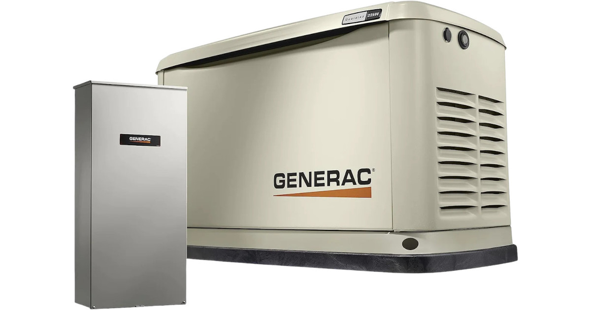 1 Week Only 5% Off Generac 7.5kW-26kW Generators